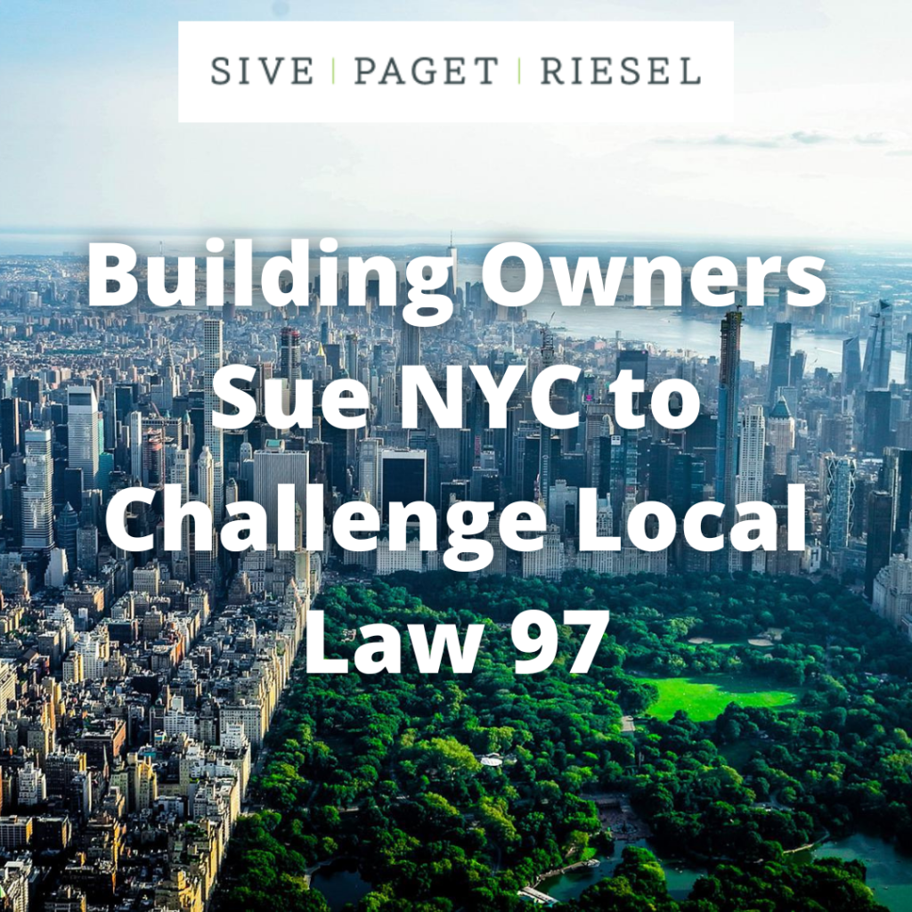 Building Owners Sue NYC to Challenge Local Law 97